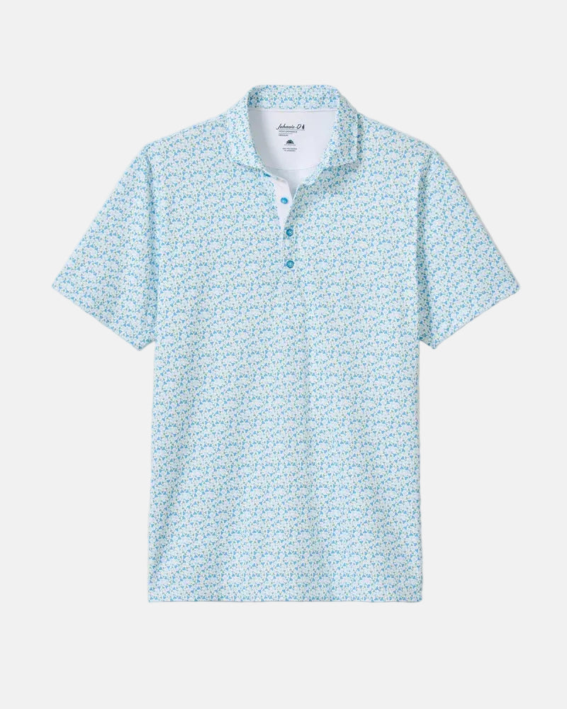 Johnnie-O - Performace Mesh Polo - Cocktail Time - Dolphin