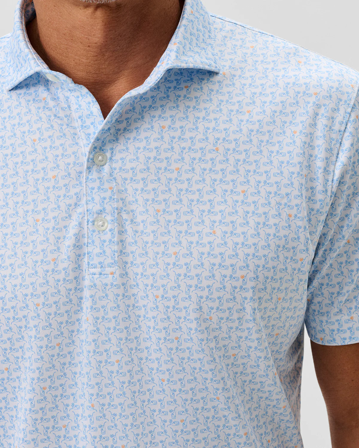 Johnnie-O - Minty Performance Jersey Polo - Maliblu