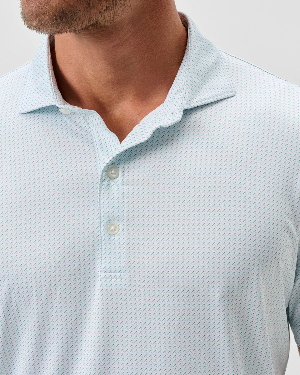 Johnnie O - Tee Party Featherweight Performance Polo - White