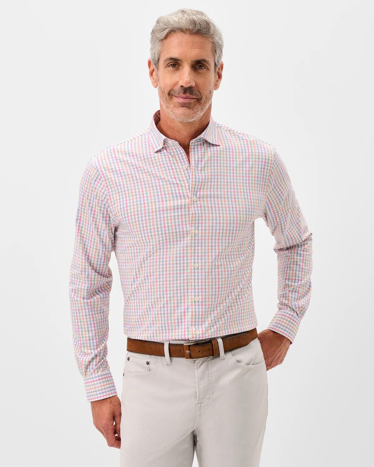 Johnnie O - Albie Everyday Performance Button Down Shirt - White