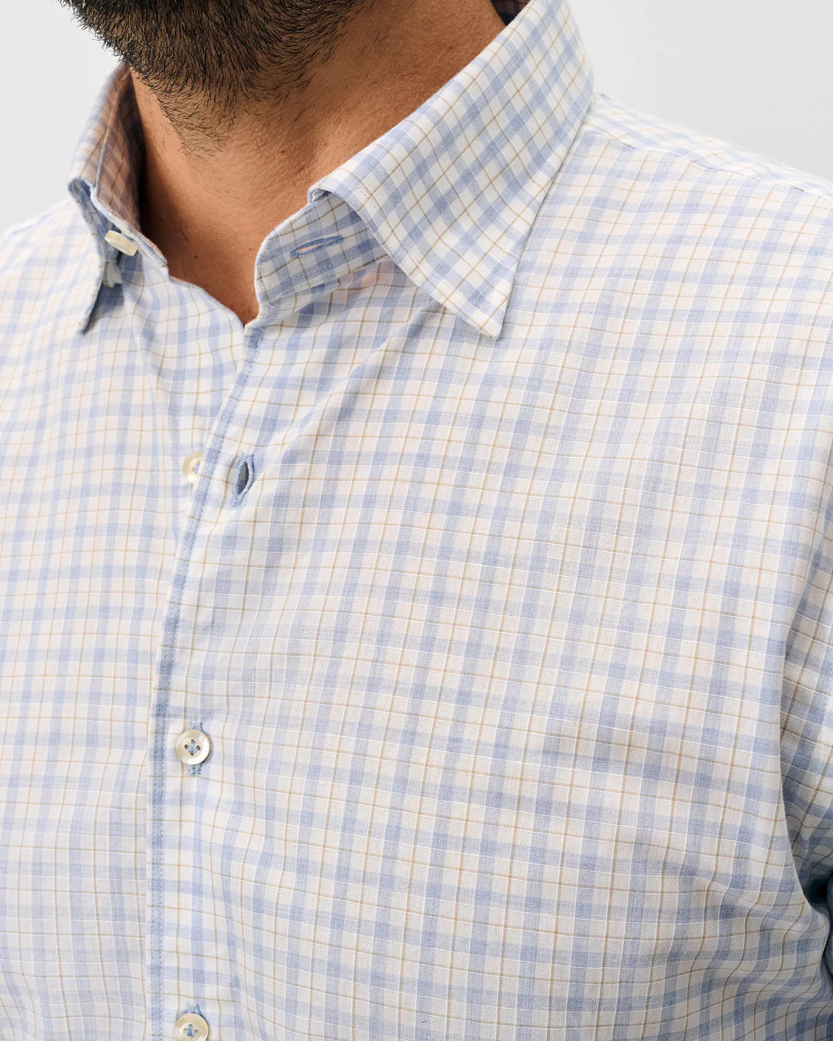 Johnnie O - Top Shelf Button Down Shirt Trauber - Mid Blue