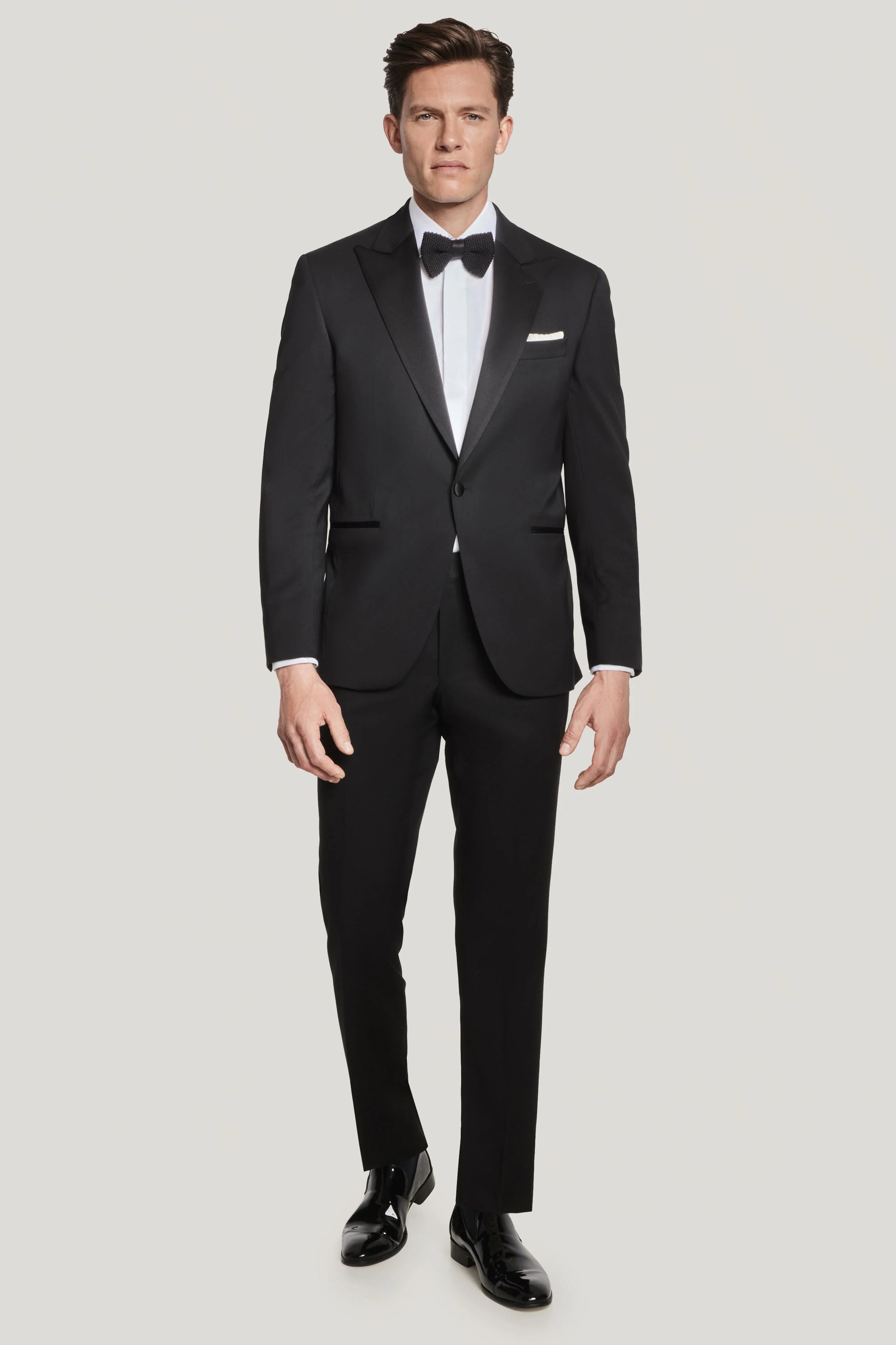 Jack Victor - Black Solid Tuxedo