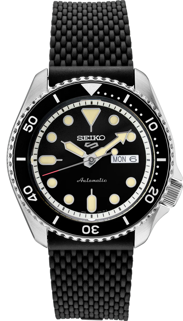 Seiko - 5 Sports Automatic Black Sunray Dial - SRPD95