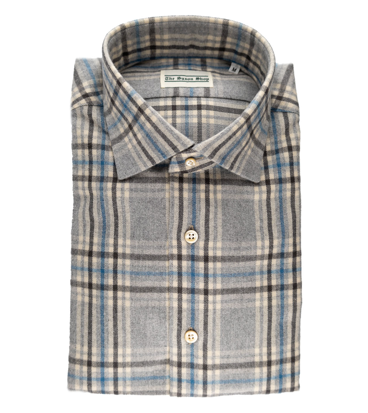 The Saxon Shop - Monochrome Plaid Shirt