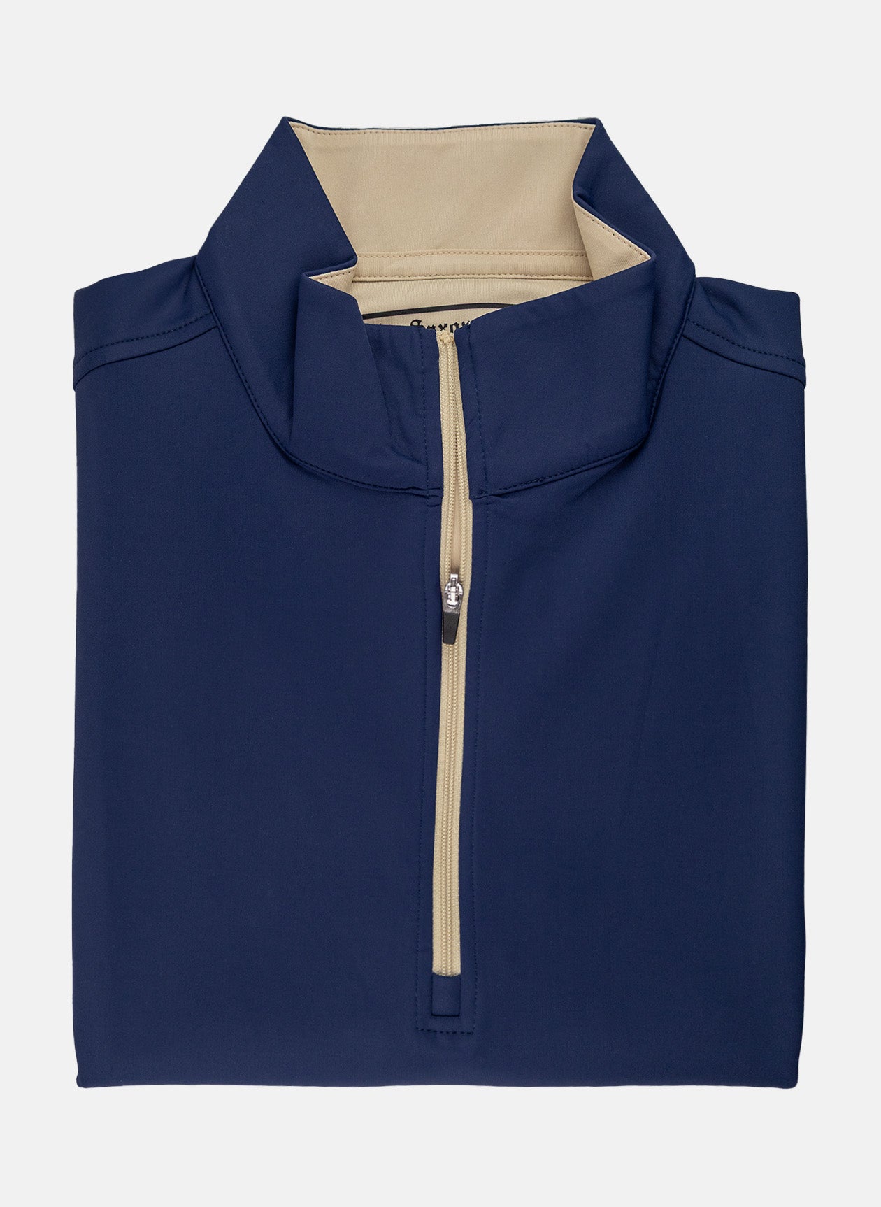 The Saxon Shop - Navy Quarter Zip Vest