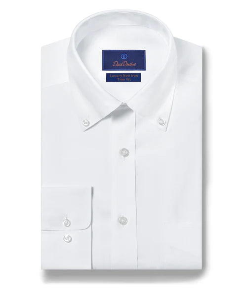 pinpoint button down dress shirt David Donahue