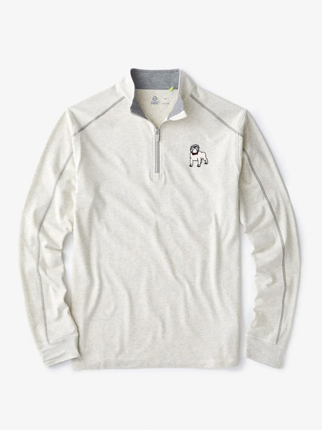 Tasc - Fergy Dawg Carrollton Quarter Zip - Mineral Heather