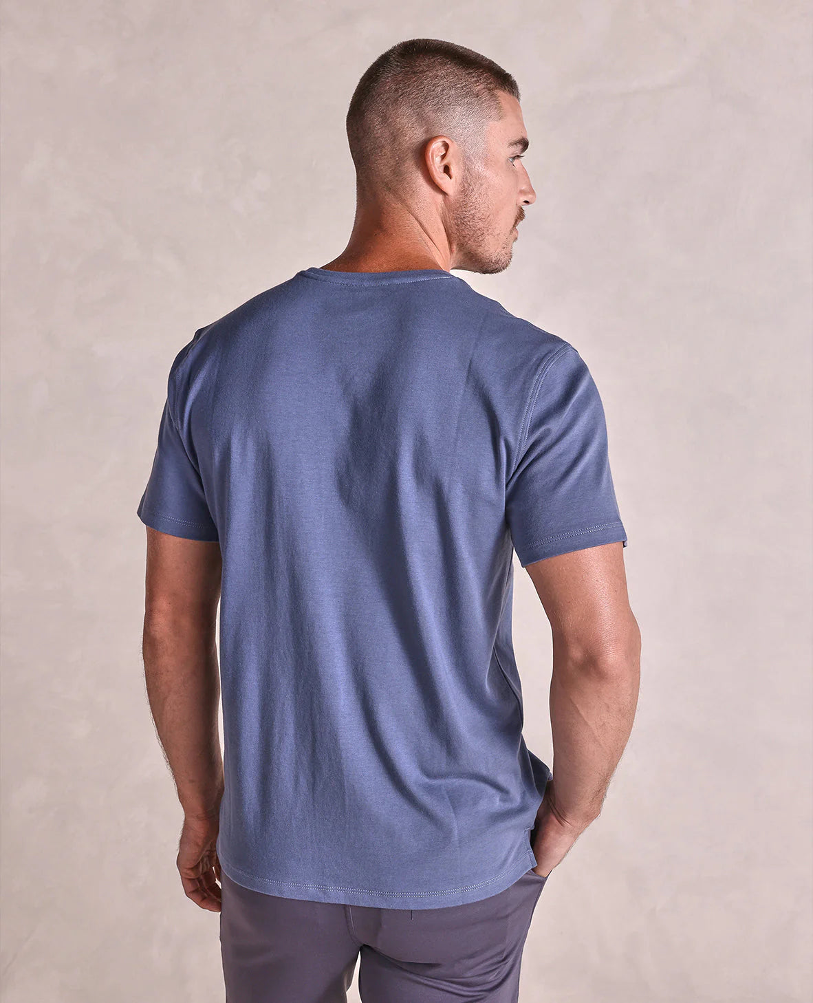 Rye 51 - The Luxe Supima T-Shirt - Blue Fog