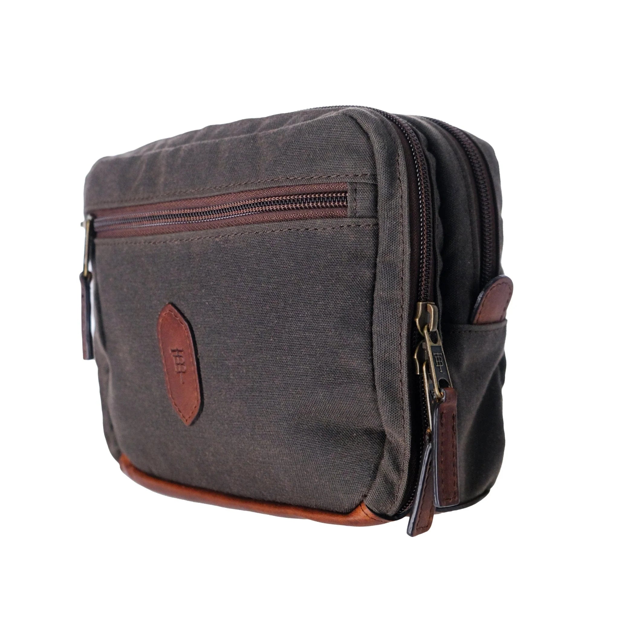 Tom Beckbe - Canvas Hanging Toiletry Bag - Bark