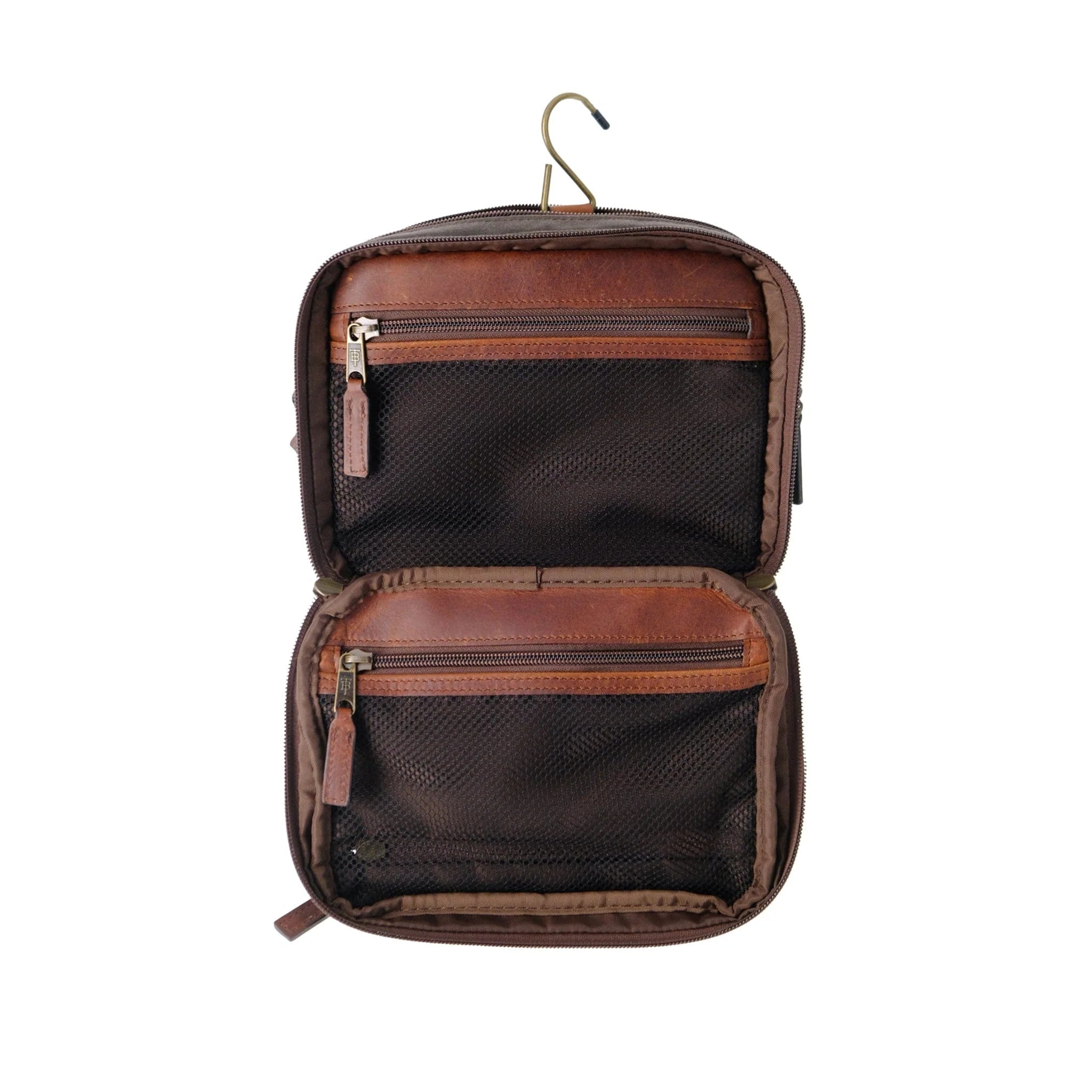 Tom Beckbe - Canvas Hanging Toiletry Bag - Bark