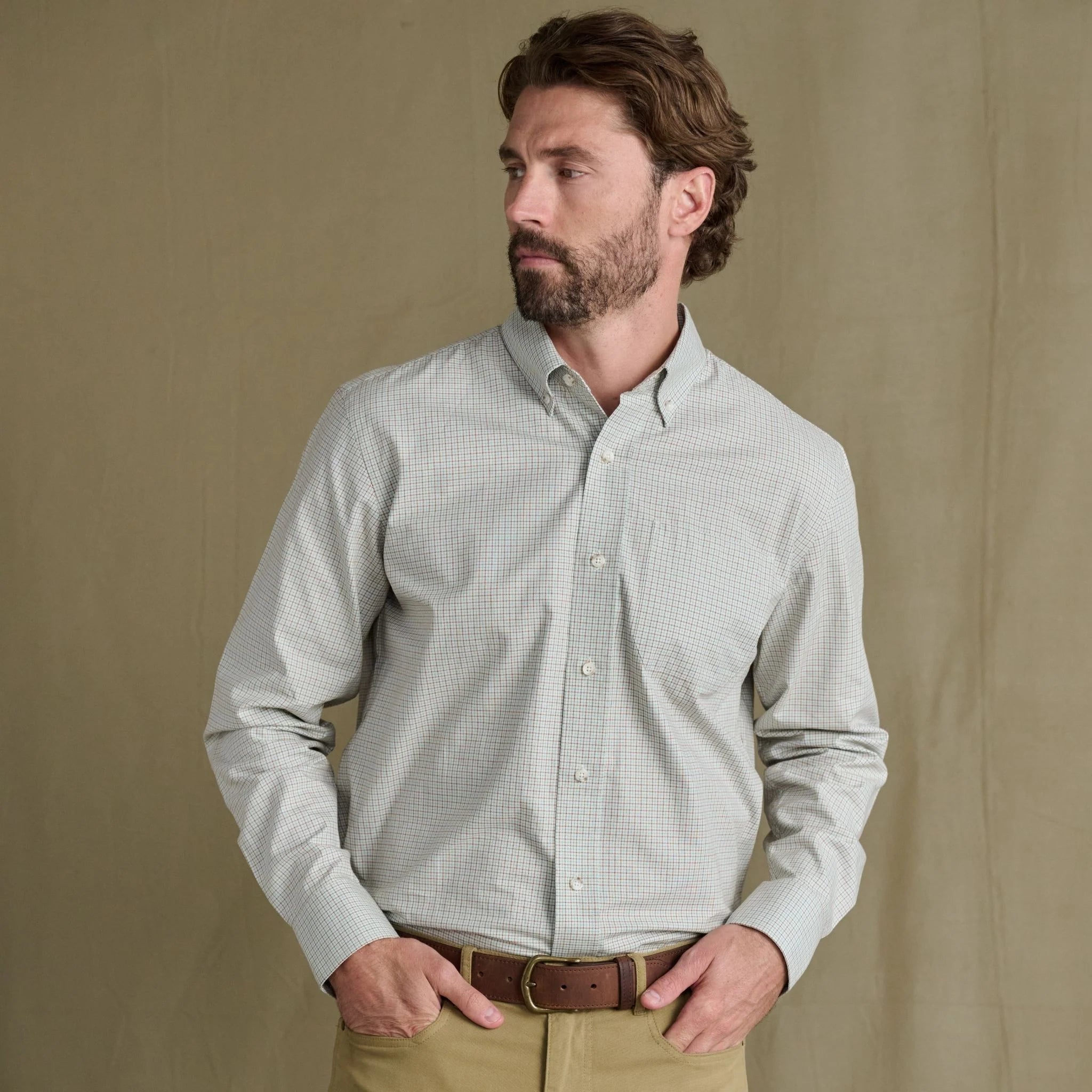Tom Beckbe - Ensley Pinpoint Oxford Shirt - Copper Blue