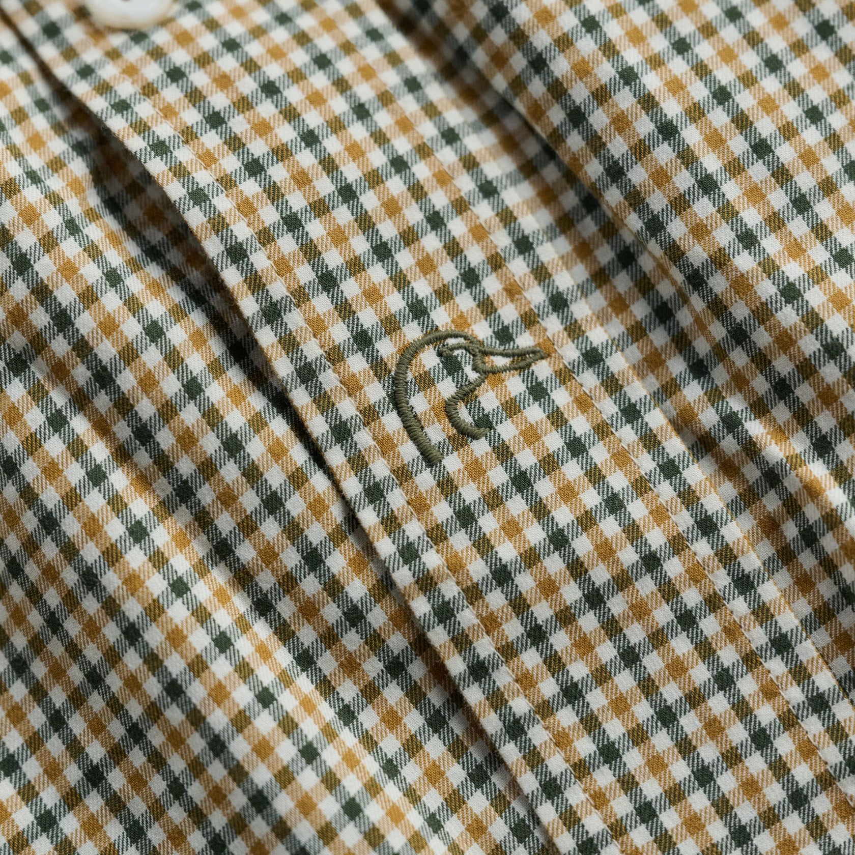 Tom Beckbe - Knapp Cotton Twill Shirt - Amber Moss