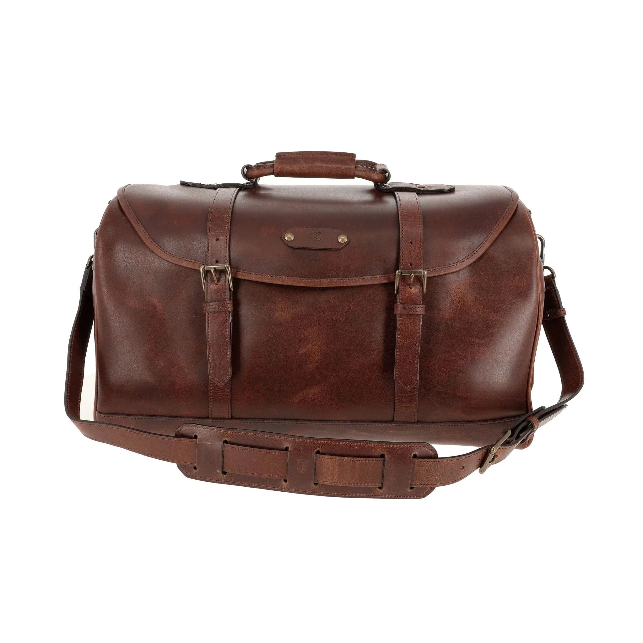 Tom Beckbe - Leather Weekender Duffel Bag - Oak