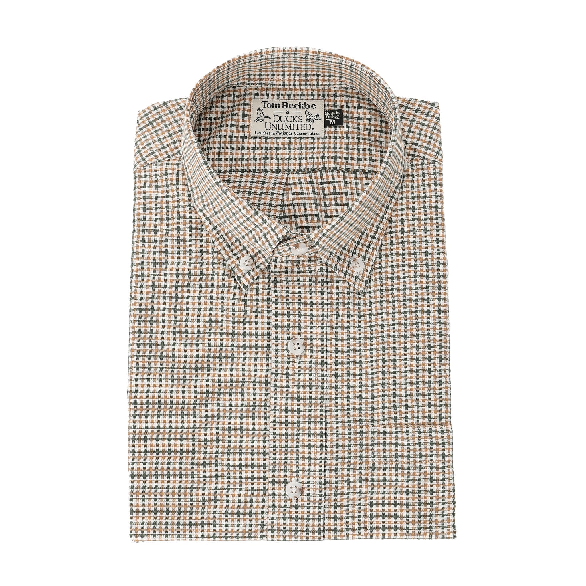 Tom Beckbe - Knapp Cotton Twill Shirt - Amber Moss