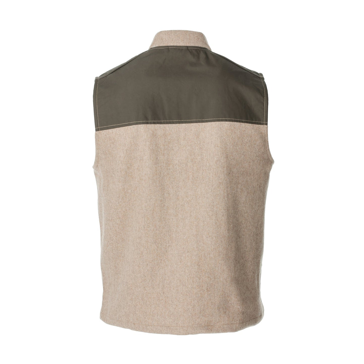 Tom Beckbe - Northwoods Vest - Camel Wetland Green