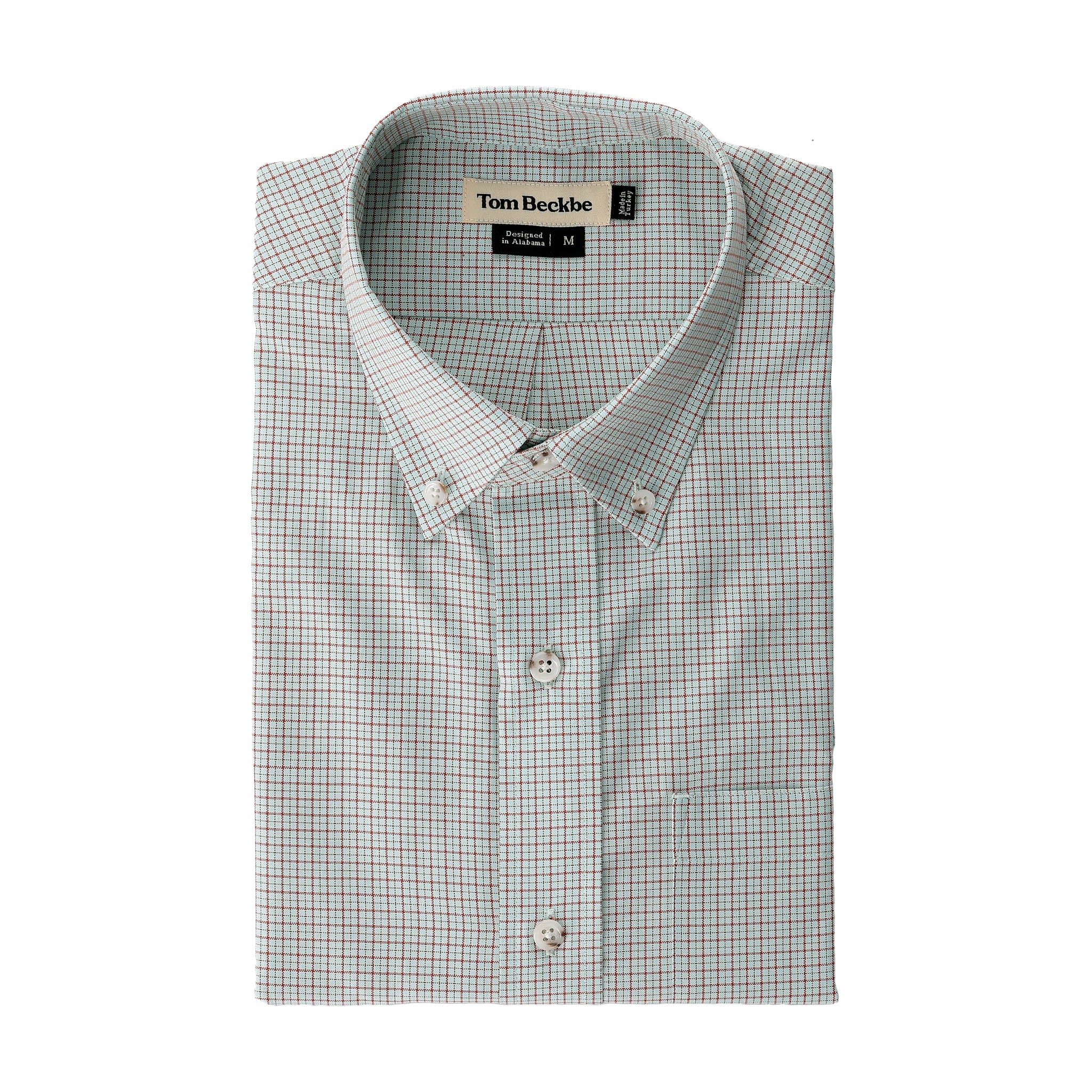 Tom Beckbe - Ensley Pinpoint Oxford Shirt - Copper Blue