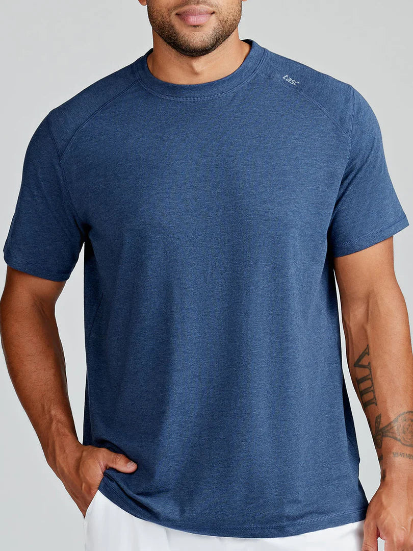 Tasc - Carrollton Fitness T-Shirt - Classic Navy Heather