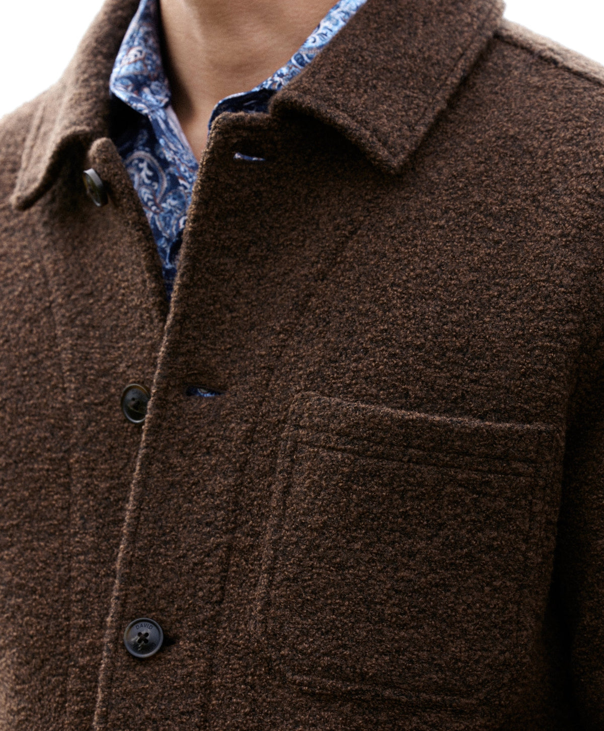 David Donahue - The Fergus Chore Jacket - Chocolate
