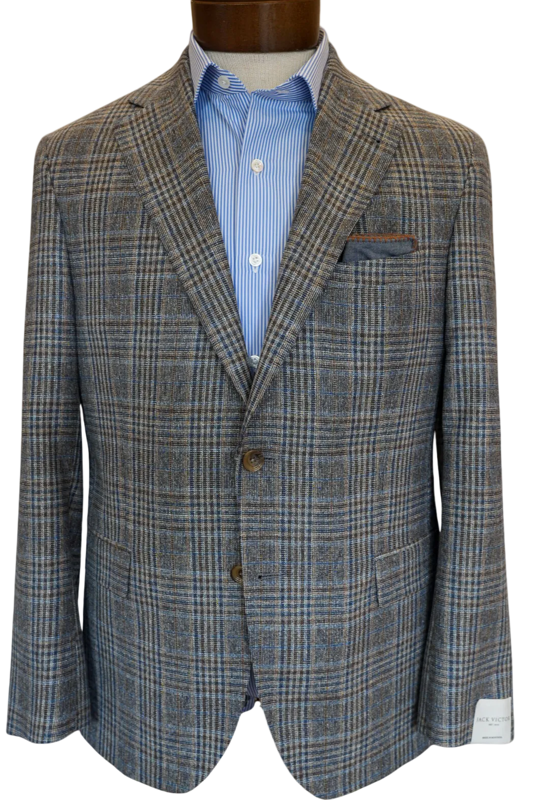 Jack Victor - Midland Sports Jacket - Brown Plaid