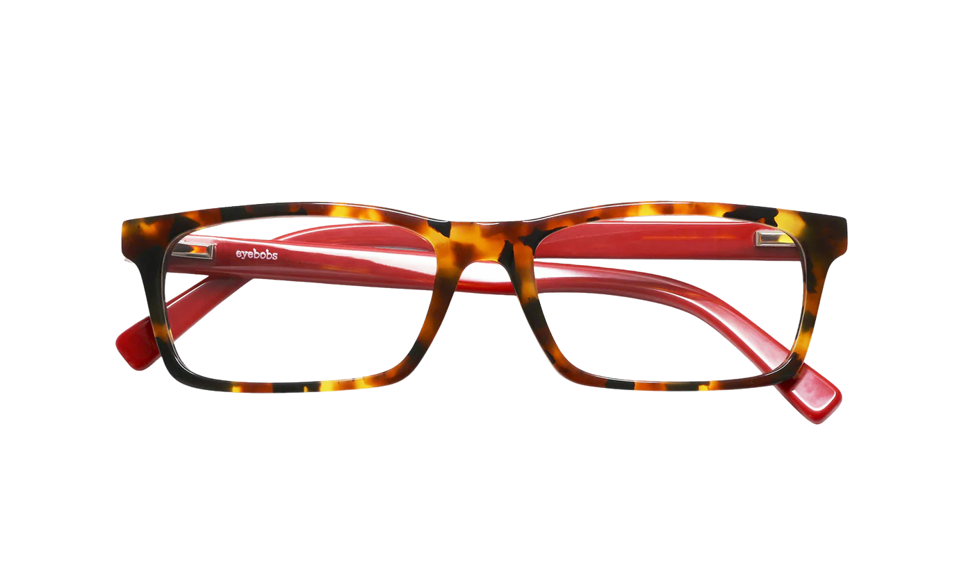 EyeBobs - Number Cruncher - Tortoise with Red Temples