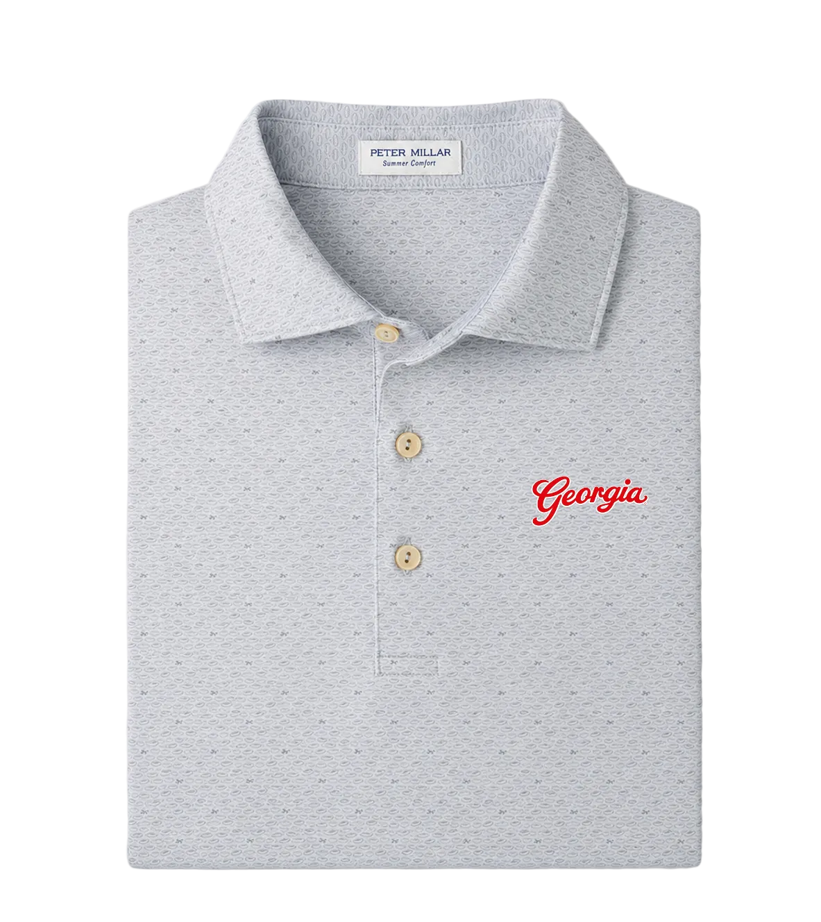 Peter Millar - Georgia Script On The Ball Performance Jersey Polo