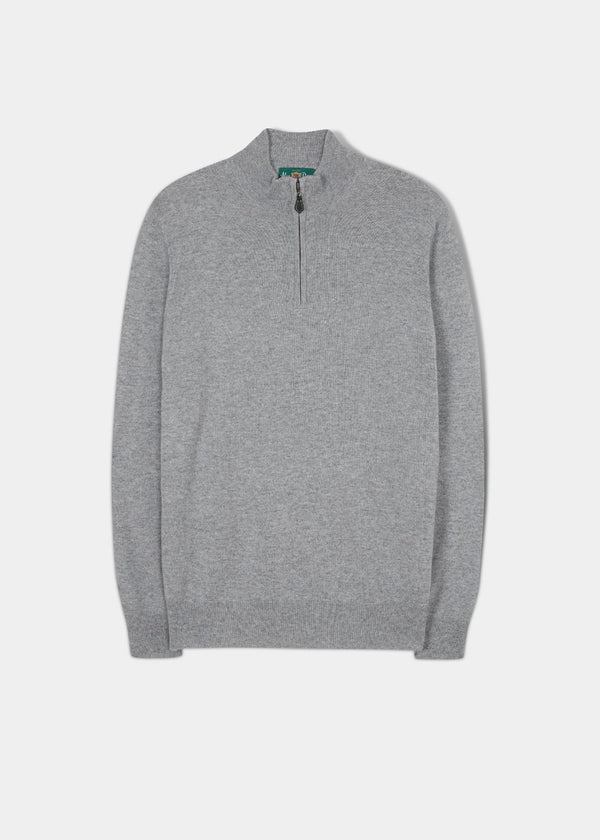 Alan Paine - Hanbury Half Zip Mock Neck Sweater