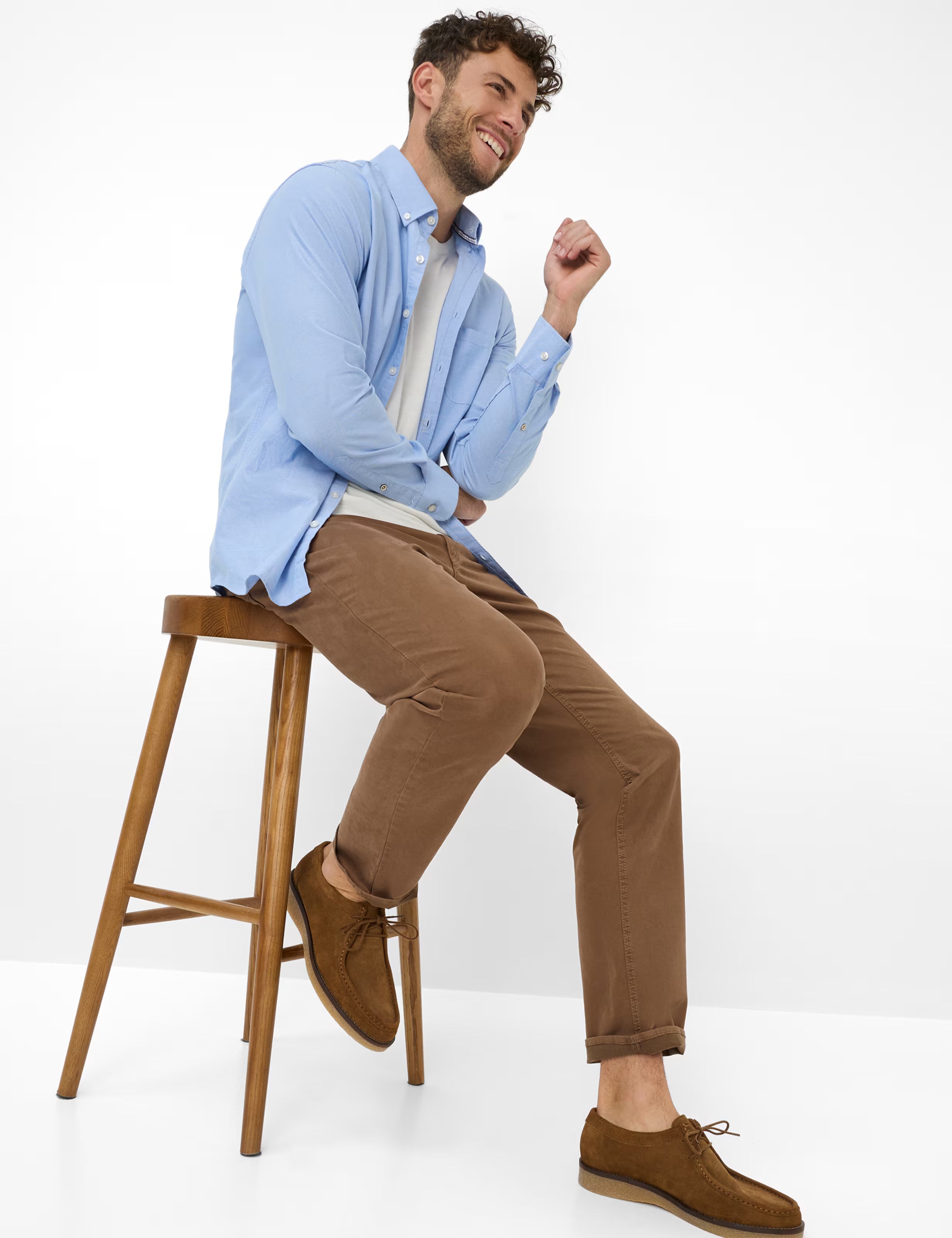 BRAX - Cooper Five Pocket Pants - Toffee