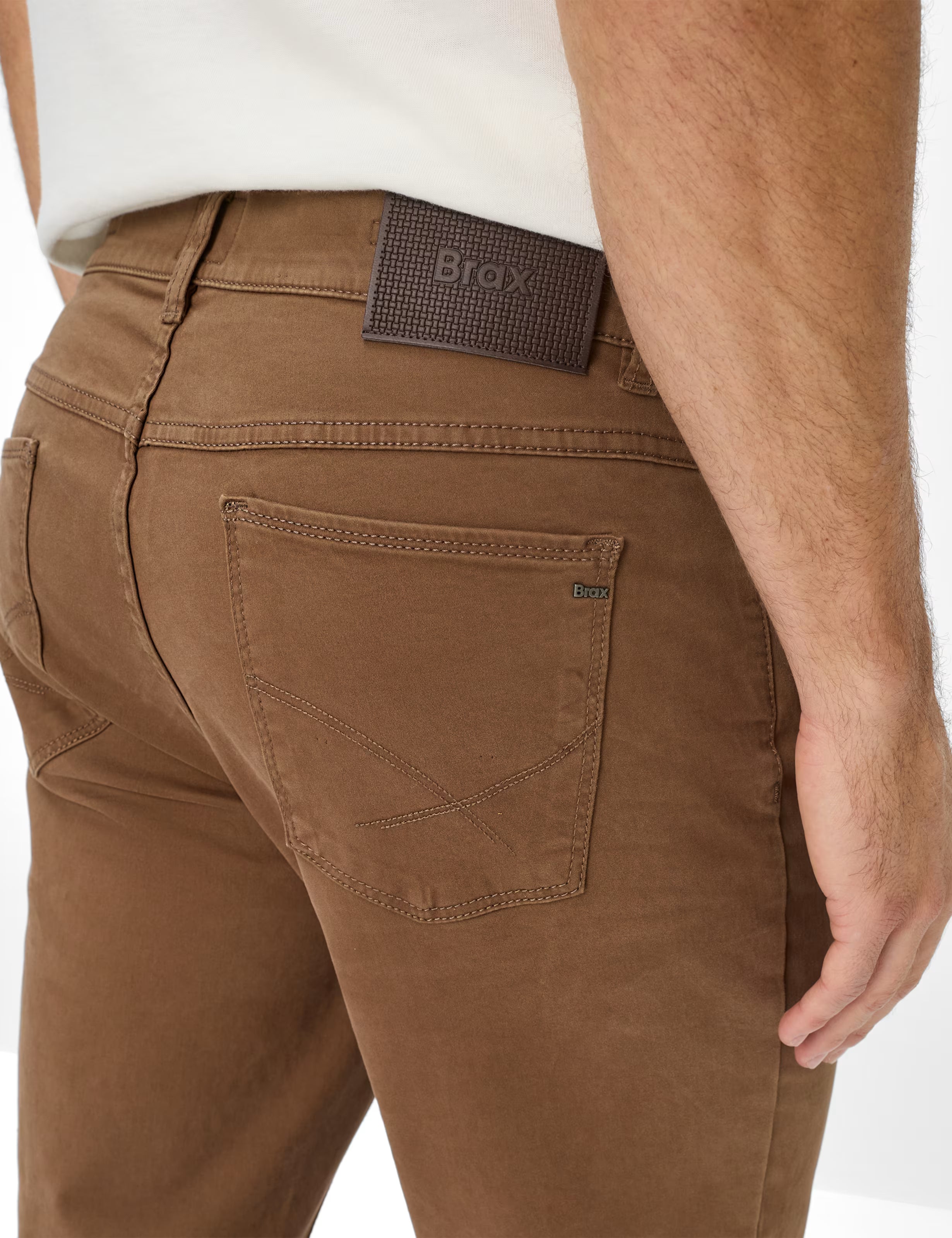 BRAX - Cooper Five Pocket Pants - Toffee