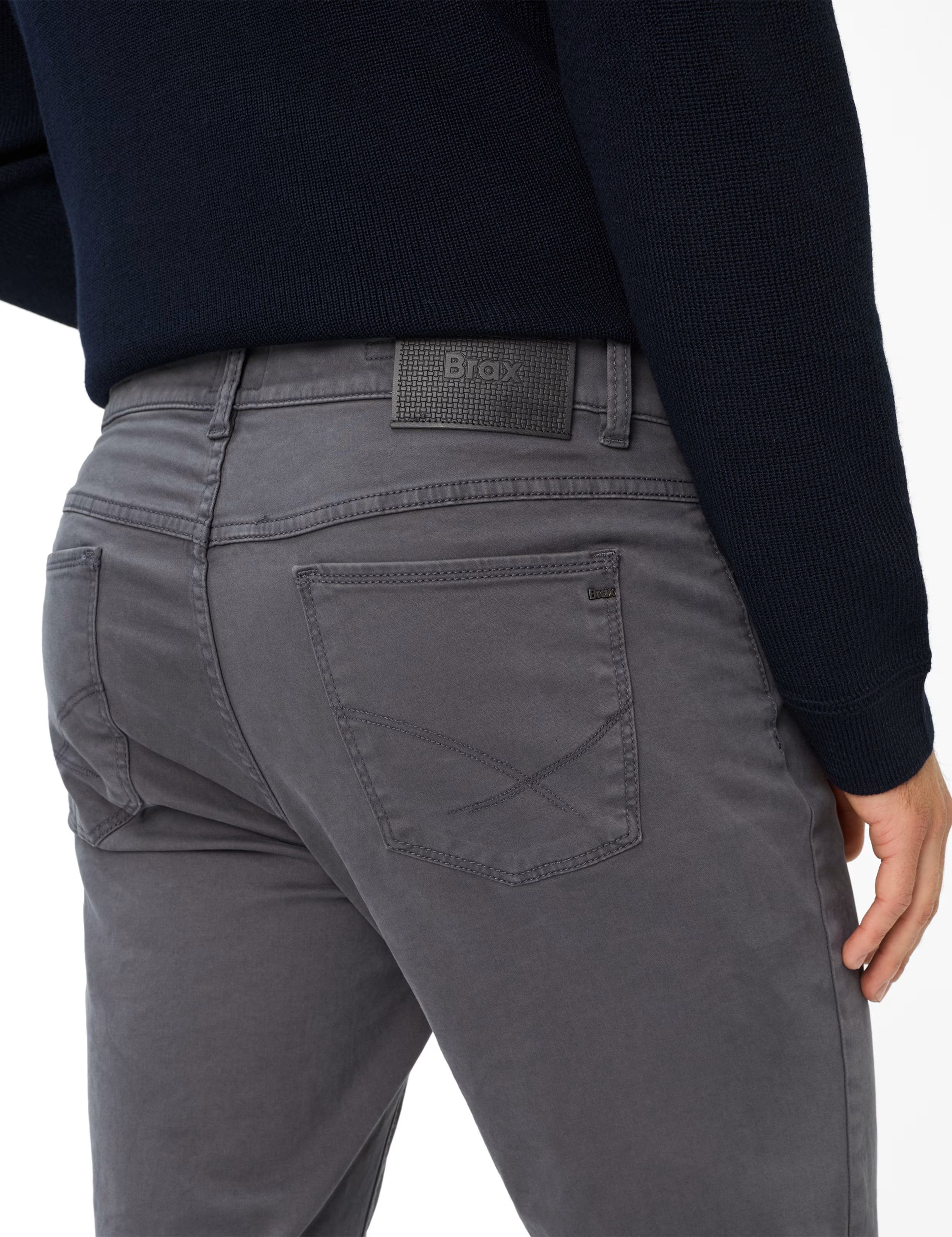 BRAX - Cooper Five Pocket Pants - Elefant