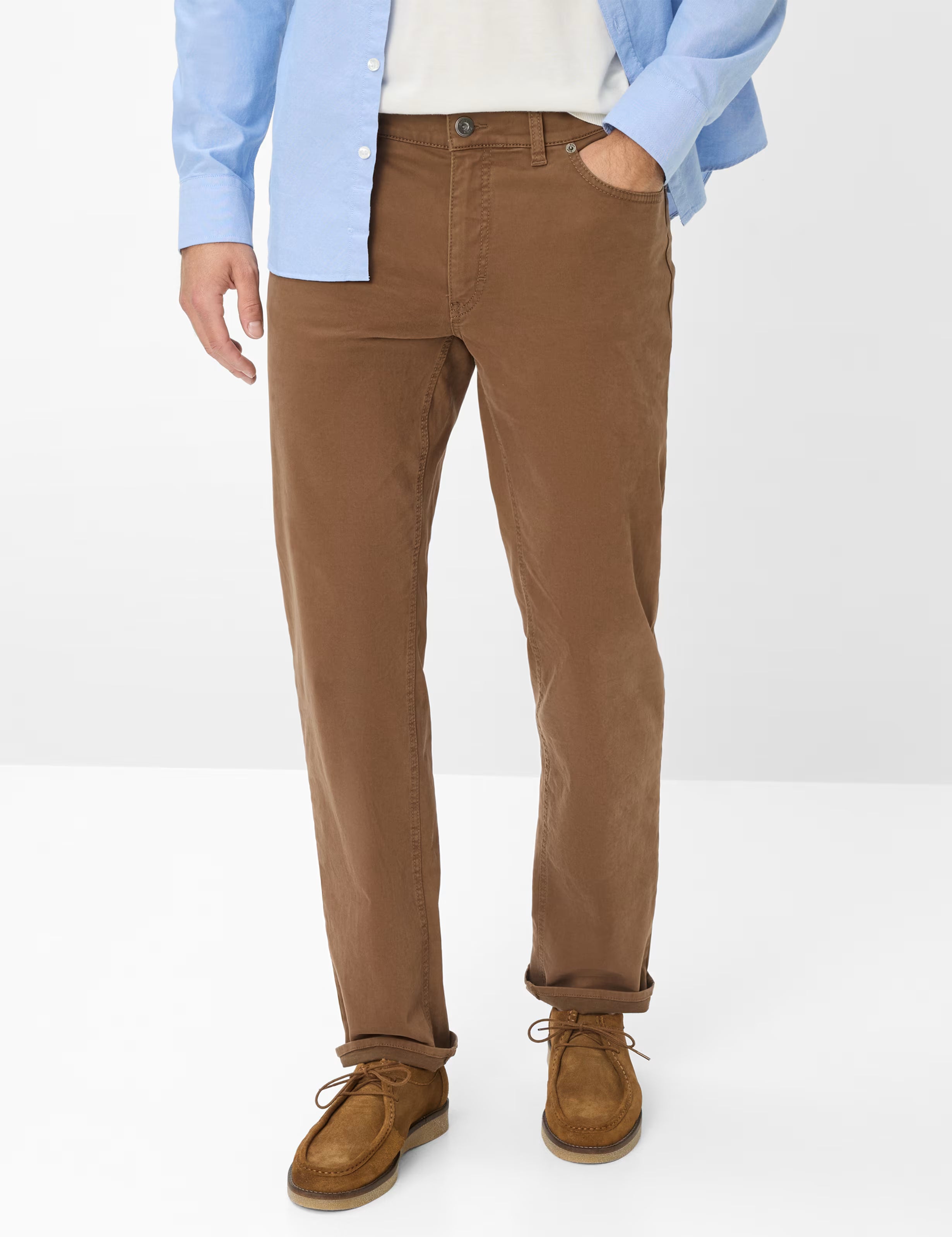 BRAX - Cooper Five Pocket Pants - Toffee