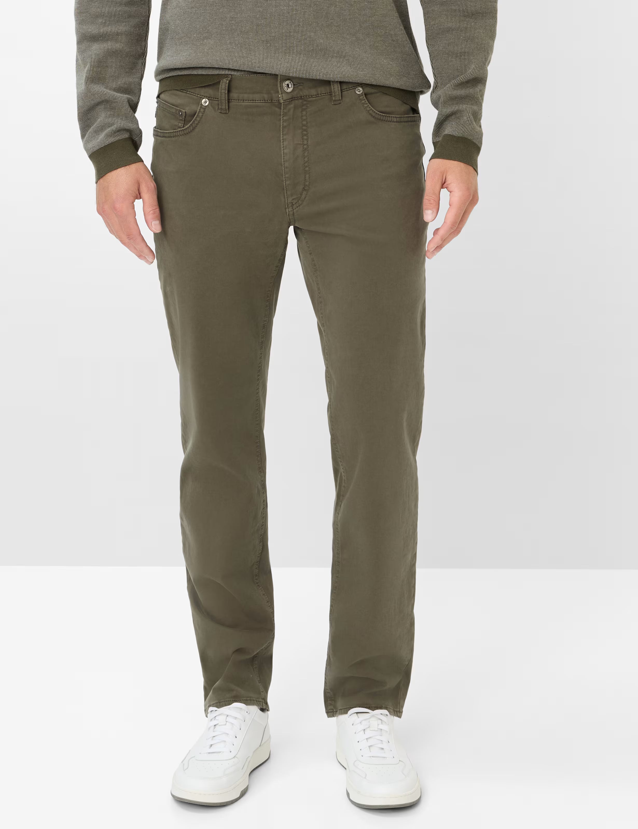 BRAX - Cooper Five Pocket Pants - Olive