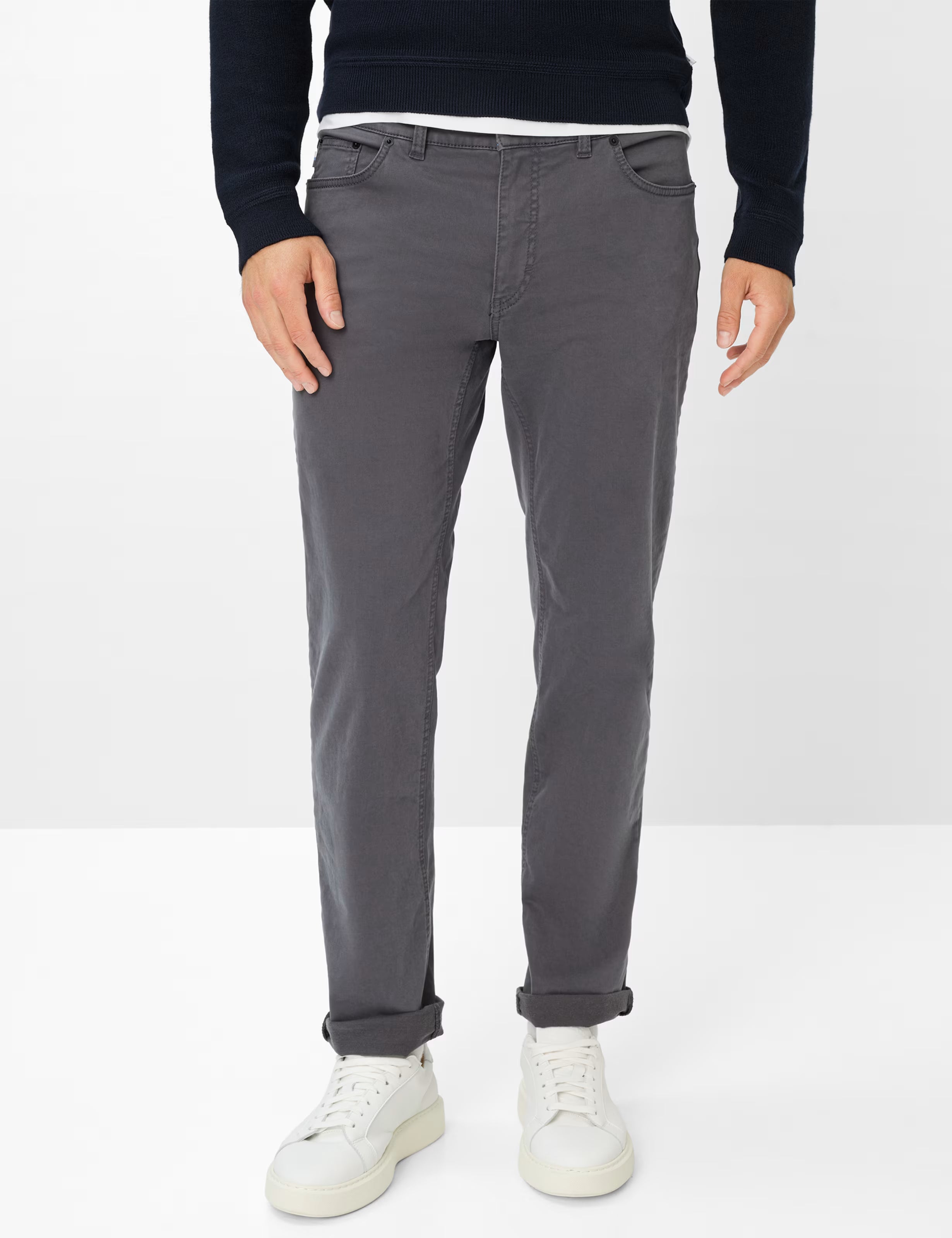 BRAX - Cooper Five Pocket Pants - Elefant