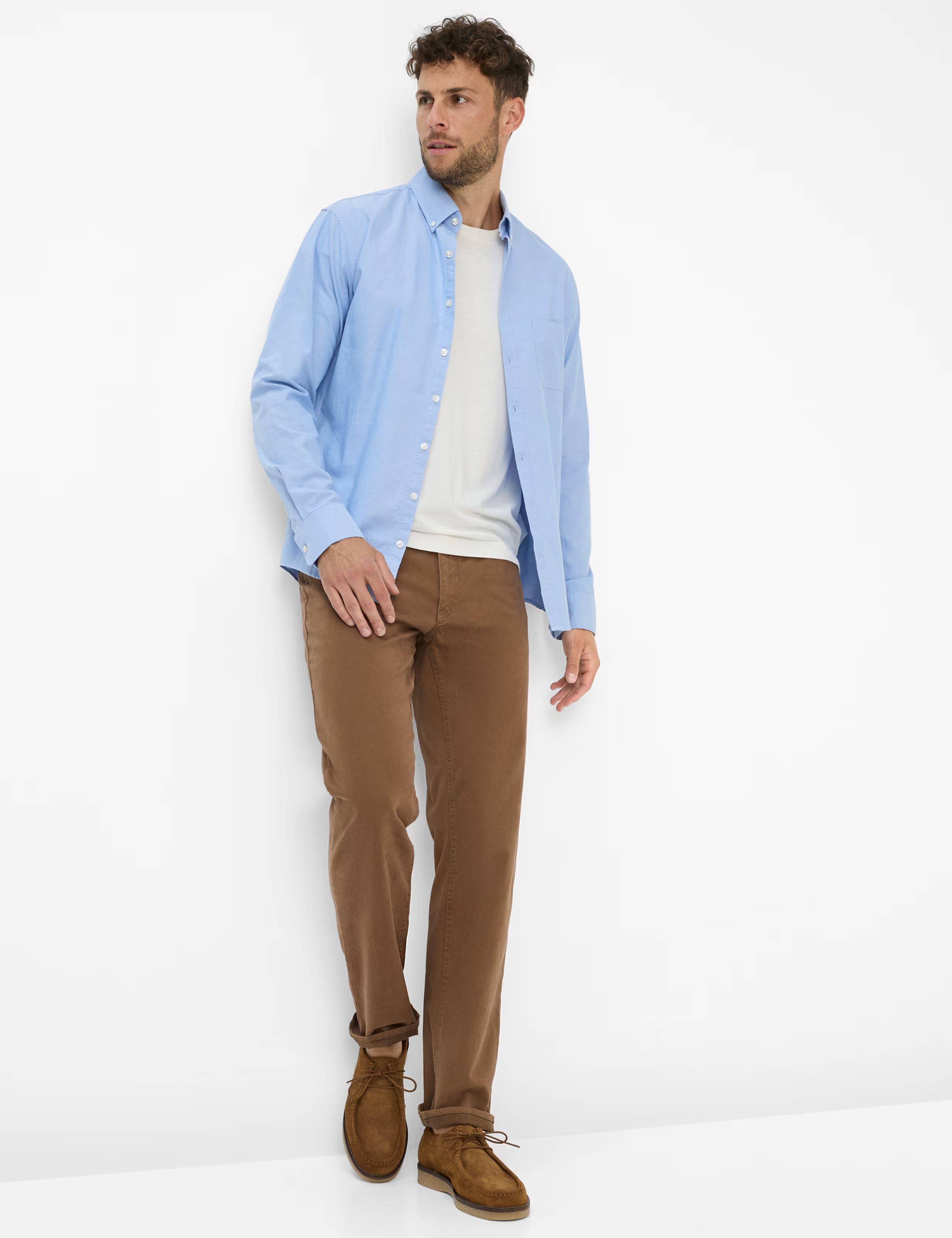 BRAX - Cooper Five Pocket Pants - Toffee