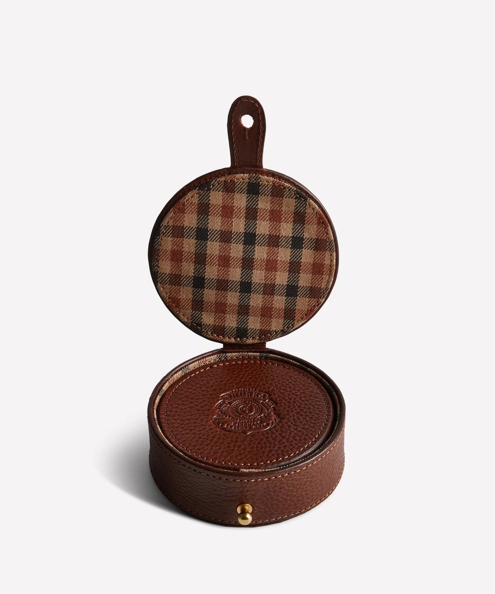 Ghurka - Coaster Set No. 247 | Vintage Chestnut Leather