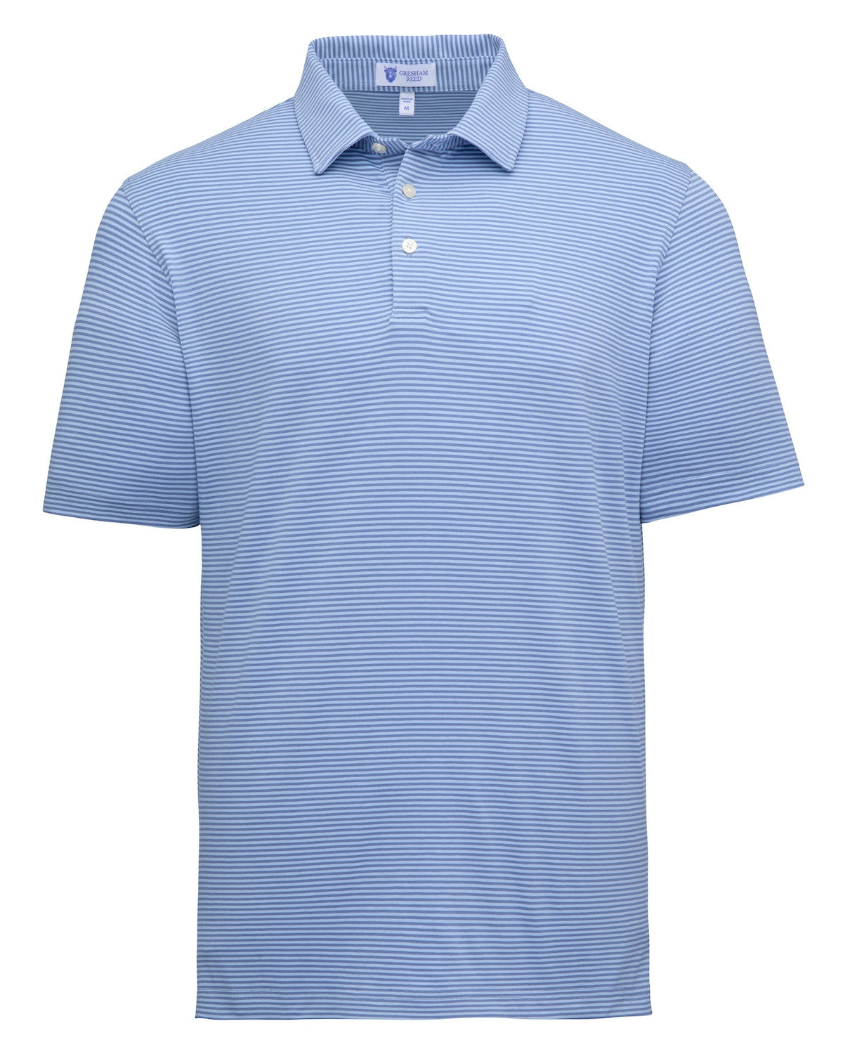 Gresham Reed - State Blue Stripe Polo