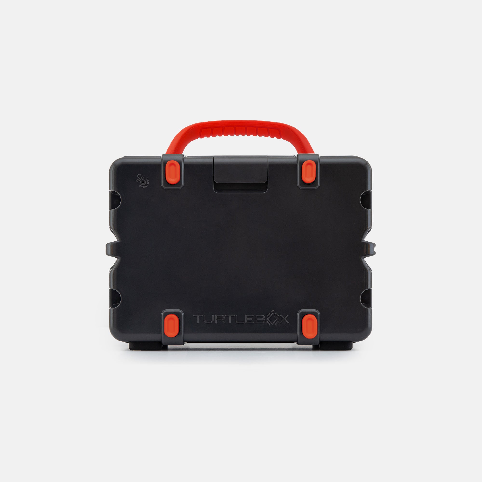 Turtlebox Audio - Outdoor Speaker Gen 3 - Thunderhead Grey + Red Handle
