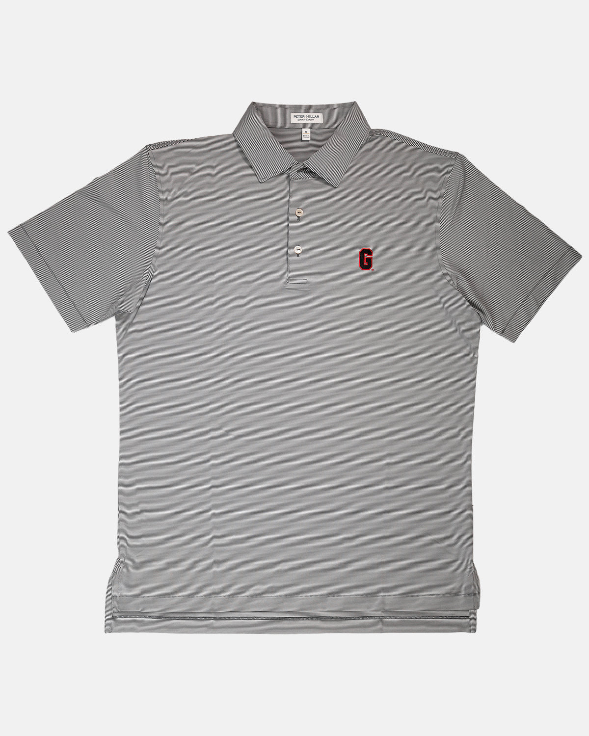 Peter Millar - Block G Jubilee Stripe Polo - Iron