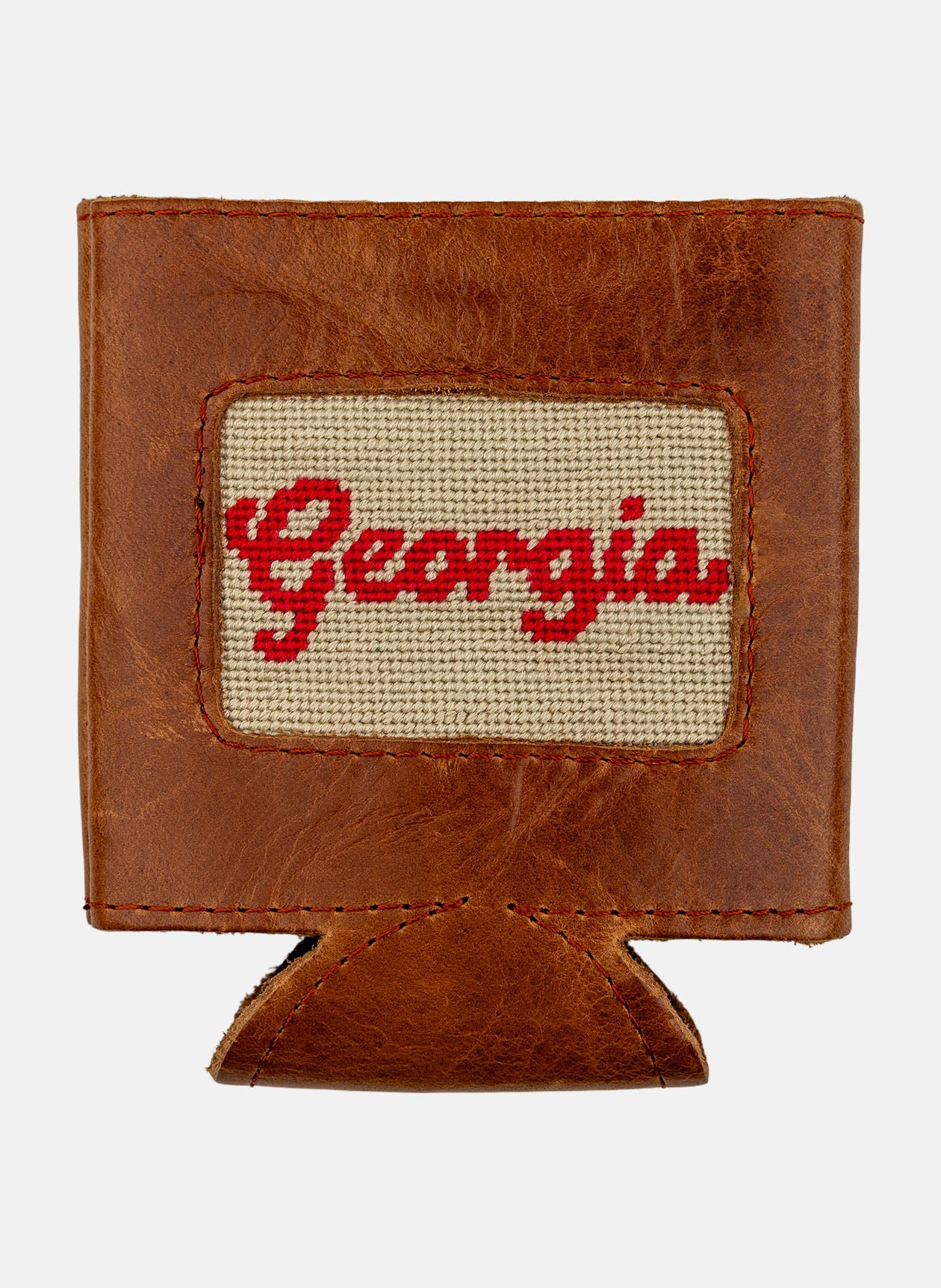Smathers & Branson - Georgia Script™ Can Cooler - Light Khaki