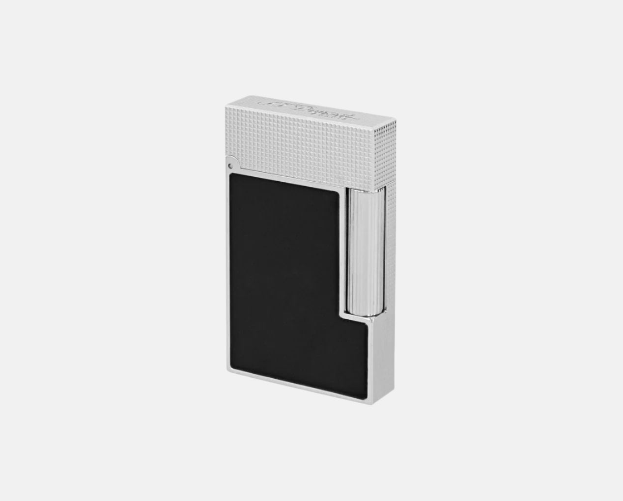 S.T. Dupont - Line 2 Micro Diamond Head Platinum Lighter - Perfect Ping