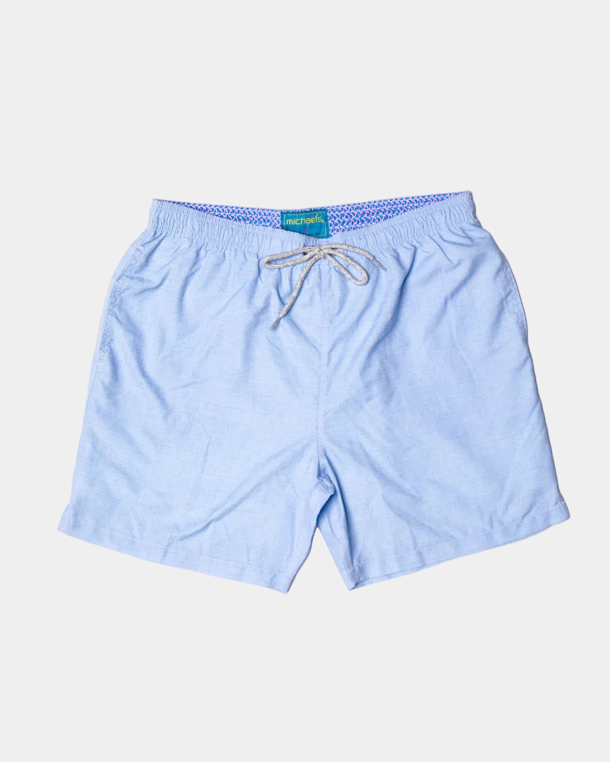 Michael's - Cyclist Liner Swim Trunks - Linen Sky