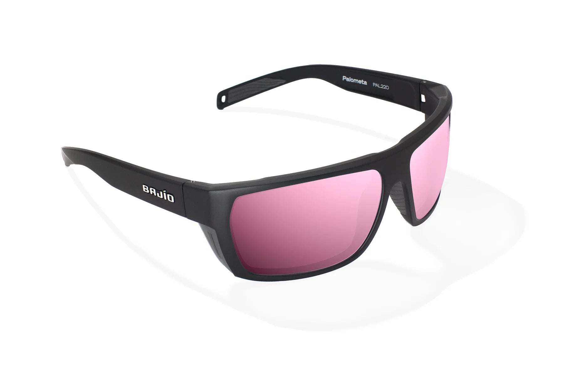 Bajio - Palometa - Black Matte & Rose Mirror Glass Lens