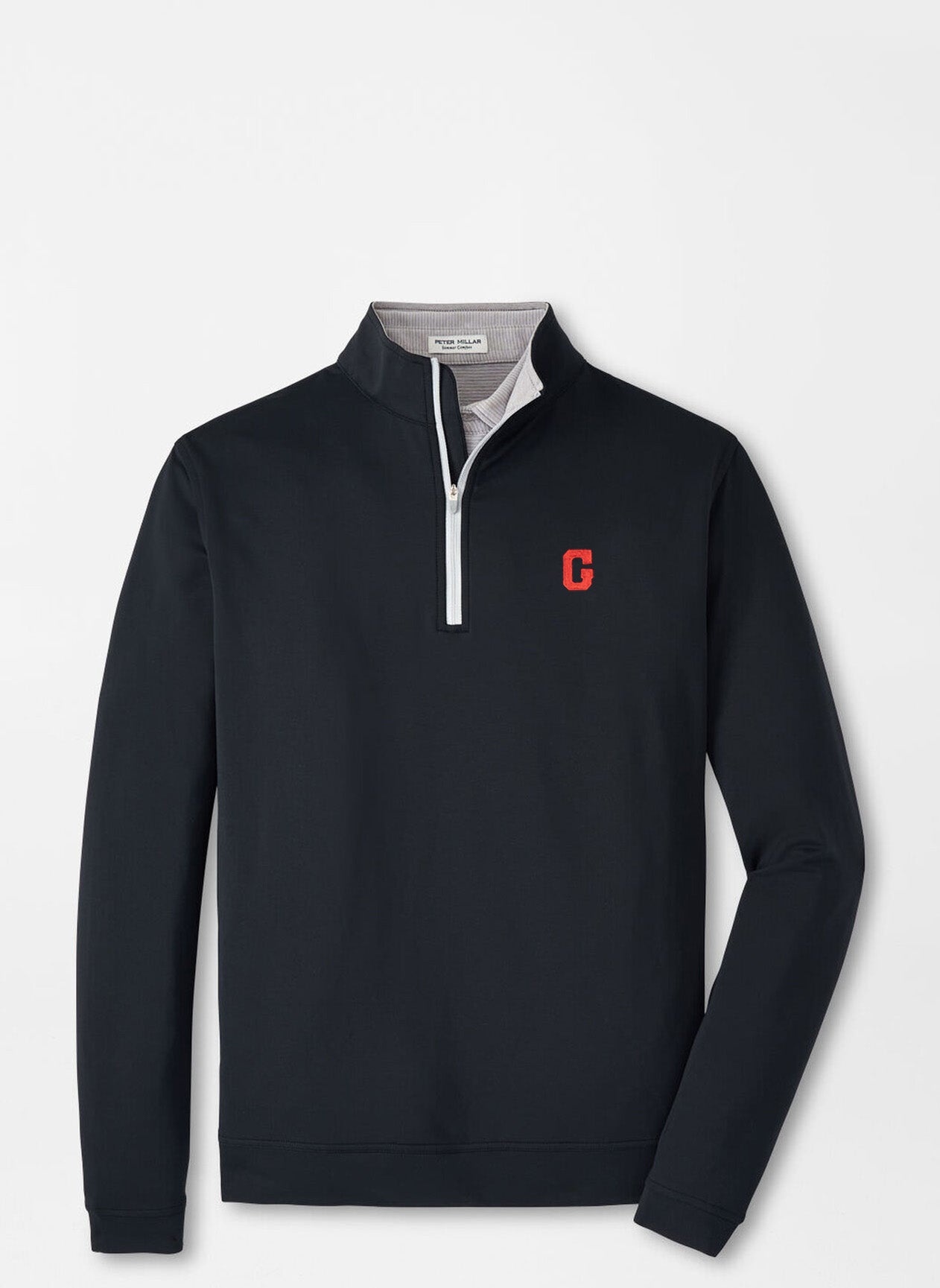 Peter Millar - Red G Perth Solid Stretch Quarter Zip