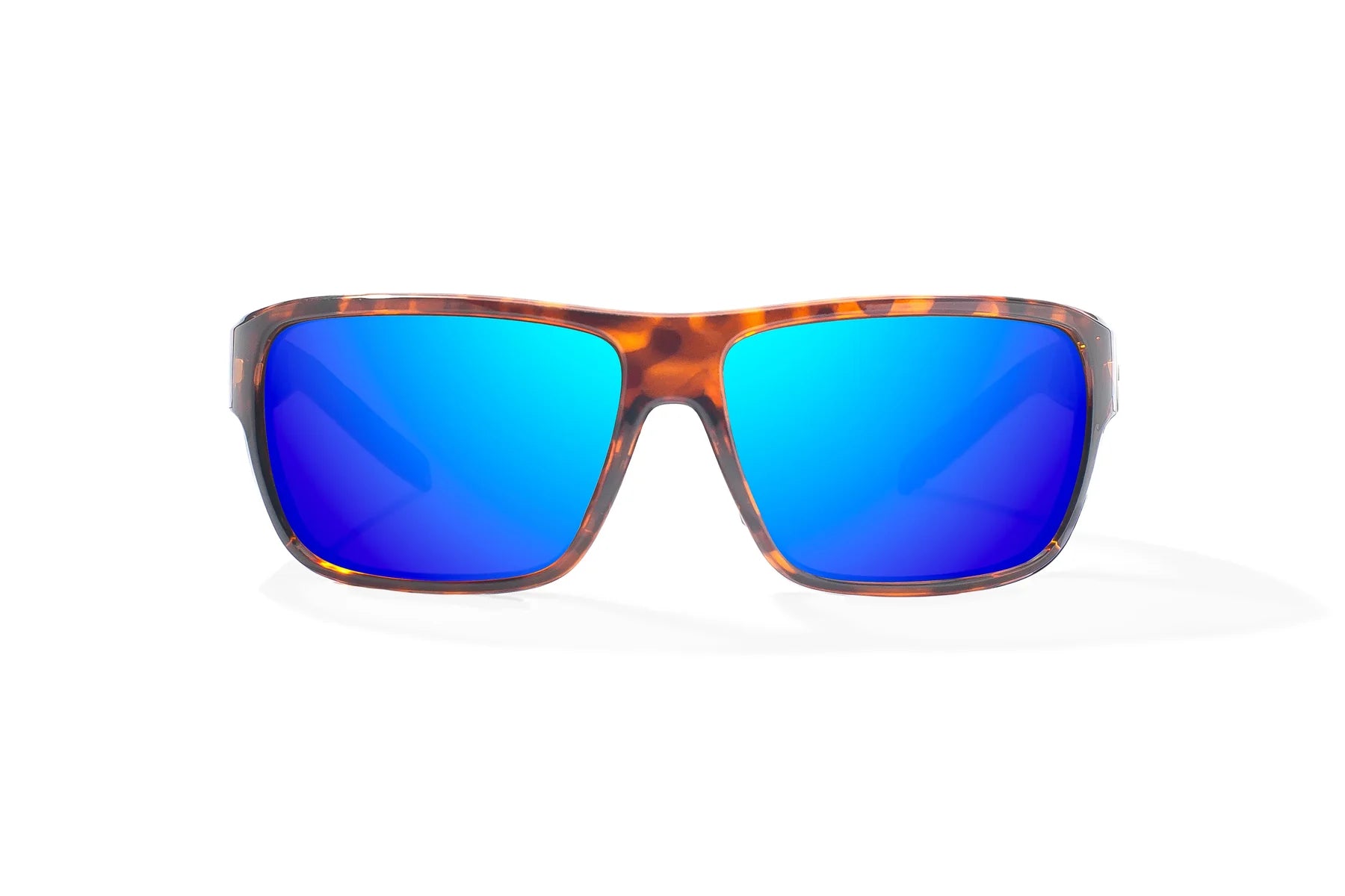 Bajio - Rigolets - Brown Tortoise Gloss & Blue Mirror Glass Lens