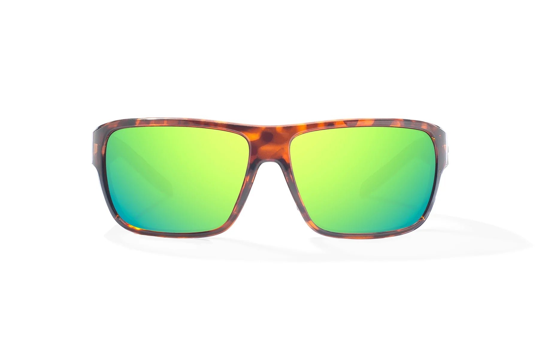 Bajio - Rigolets - Brown Tortoise Gloss & Green Mirror Glass Lens