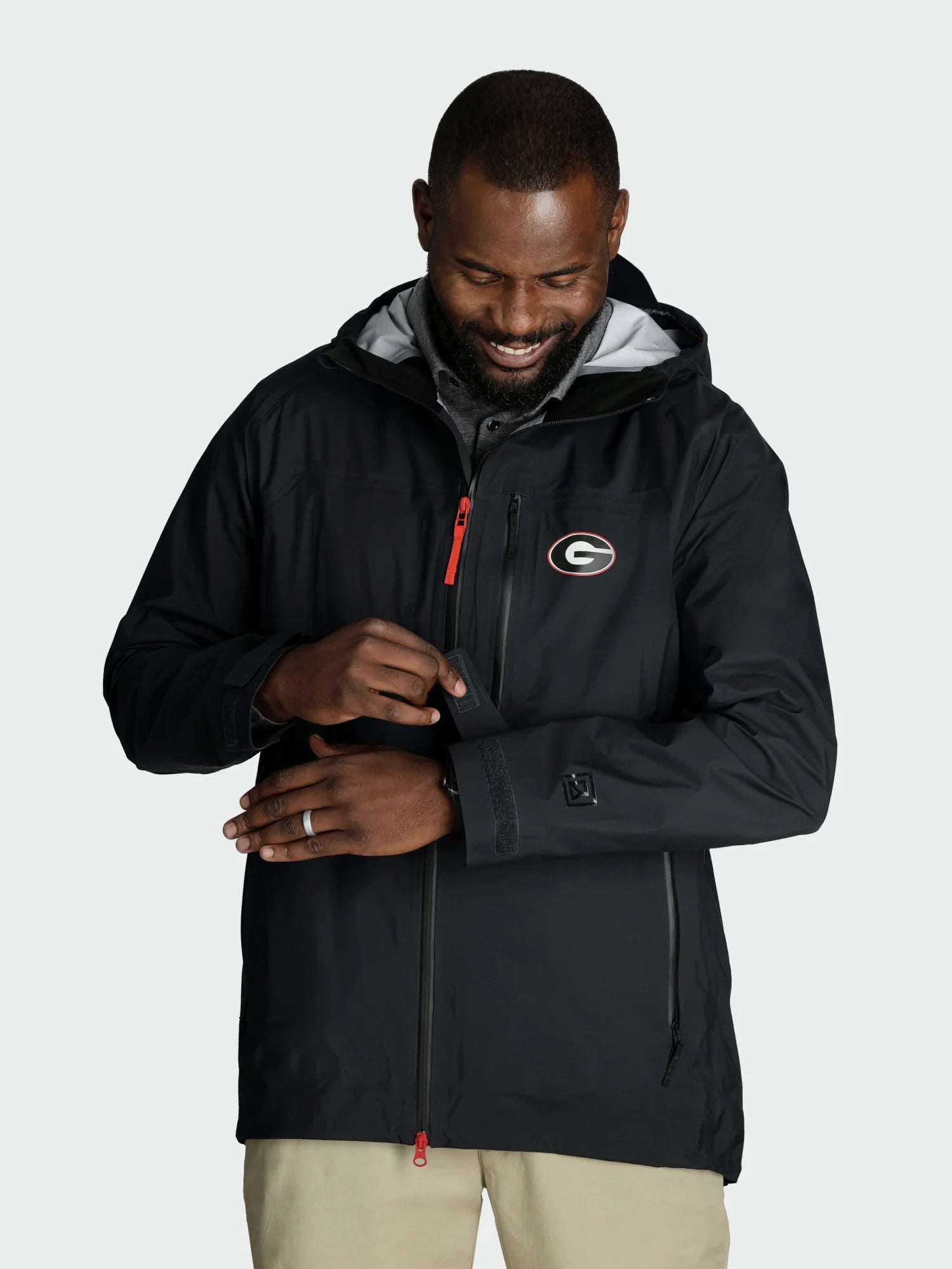 BCKR - Dry One Waterproof Coat Georgia Bulldogs - Black