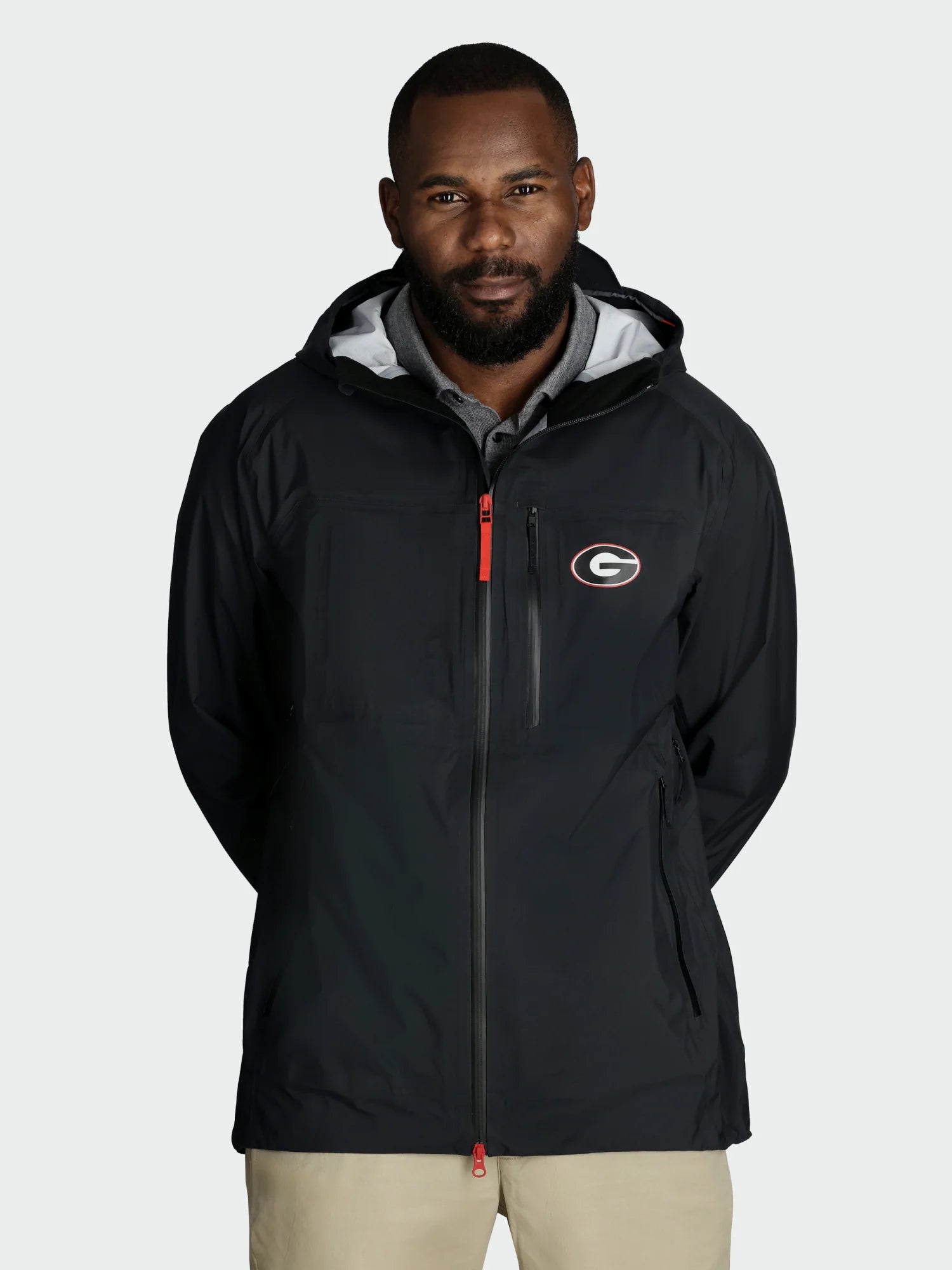 BCKR - Dry One Waterproof Coat Georgia Bulldogs - Black