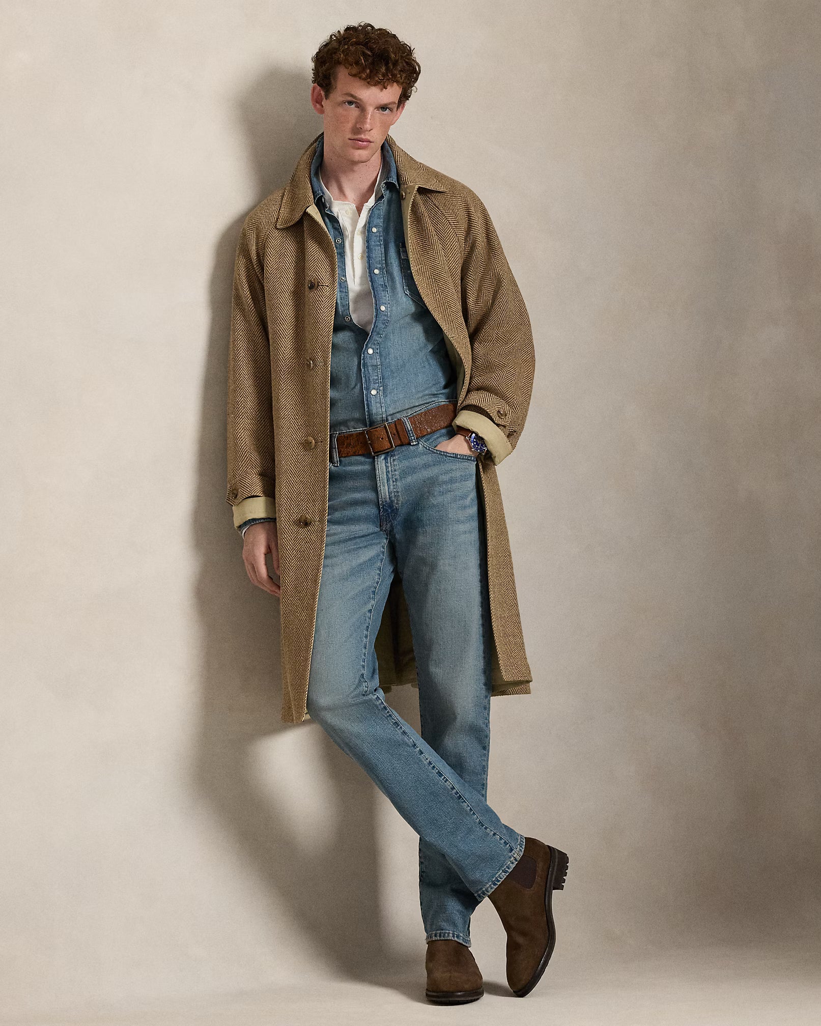 Ralph Lauren - Slub Denim Western Shirt - Blue