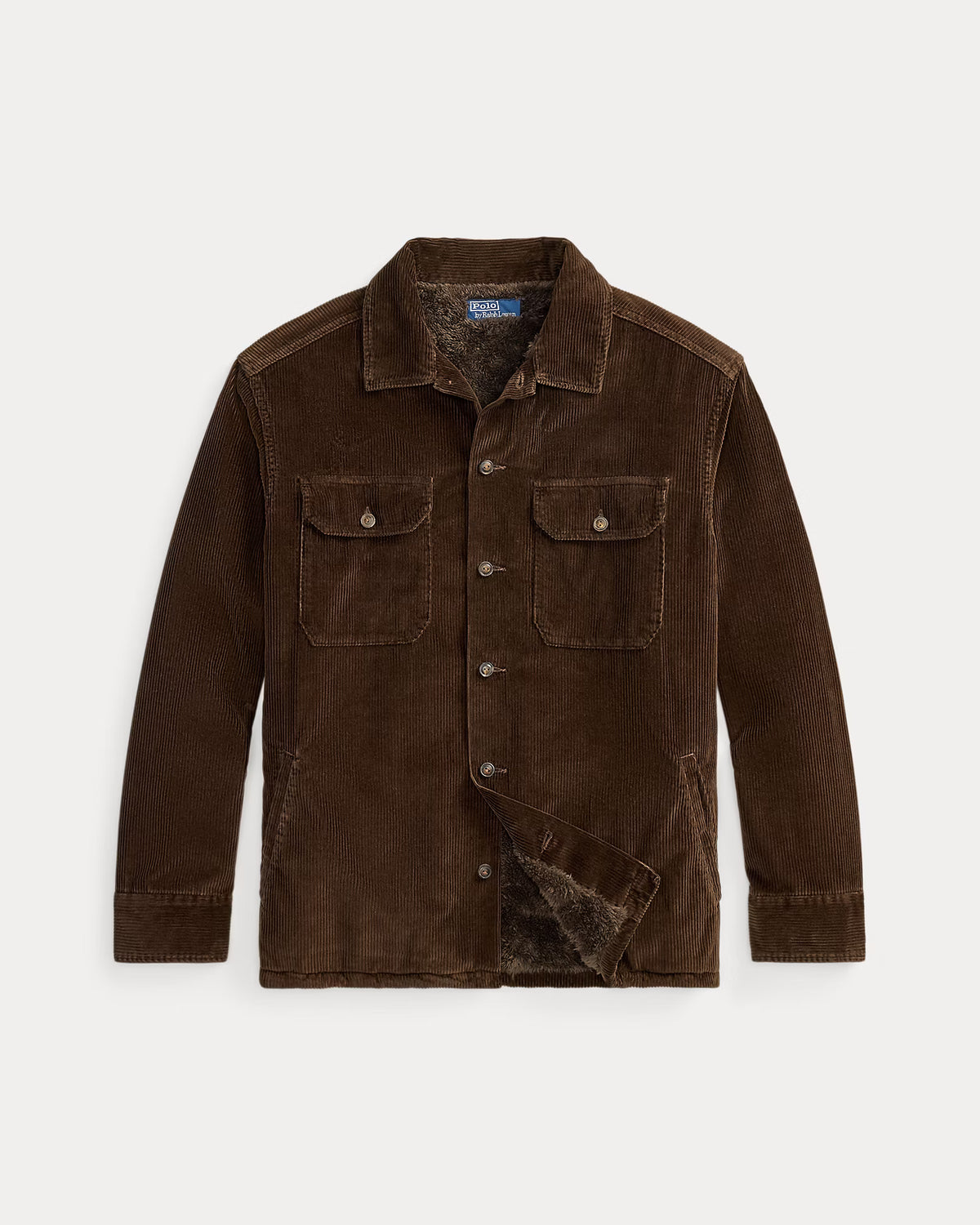 Ralph Lauren - Fleece-Lined Corduroy Overshirt - Nutmeg Brown