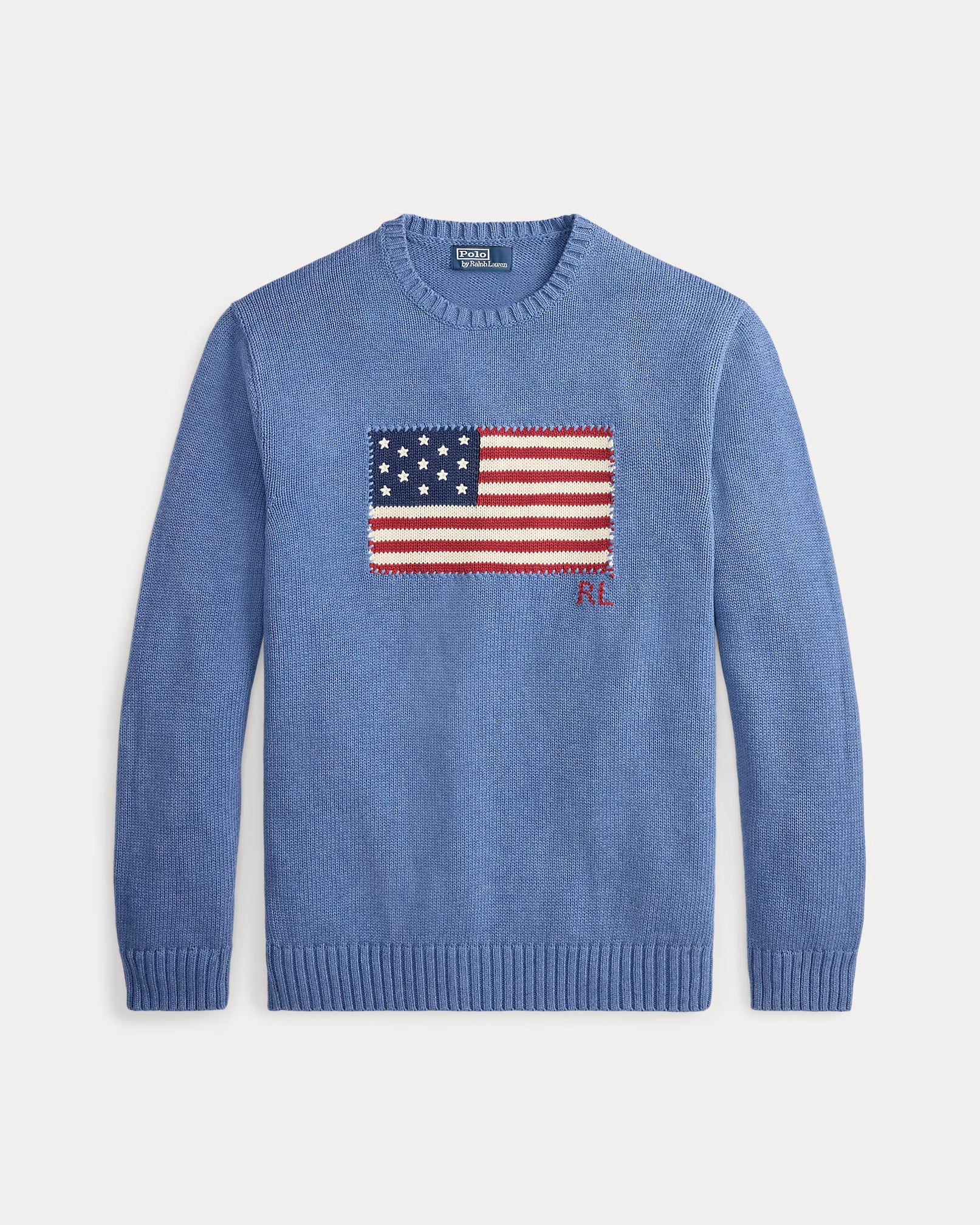 Ralph Lauren - Iconic Flag Sweater - Blue Borage Heather