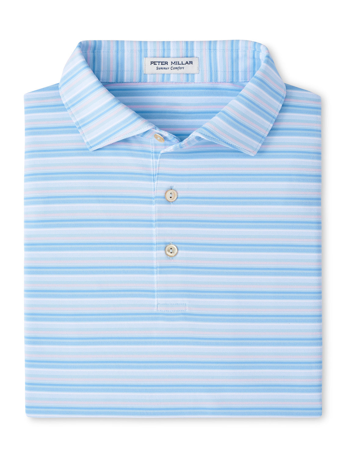 Peter Millar - Atrium Performance Jersey Polo - Sky